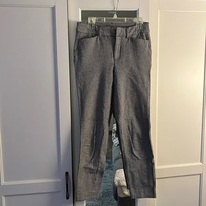 Gingham high rise Pixie pants, Old Navy size 0